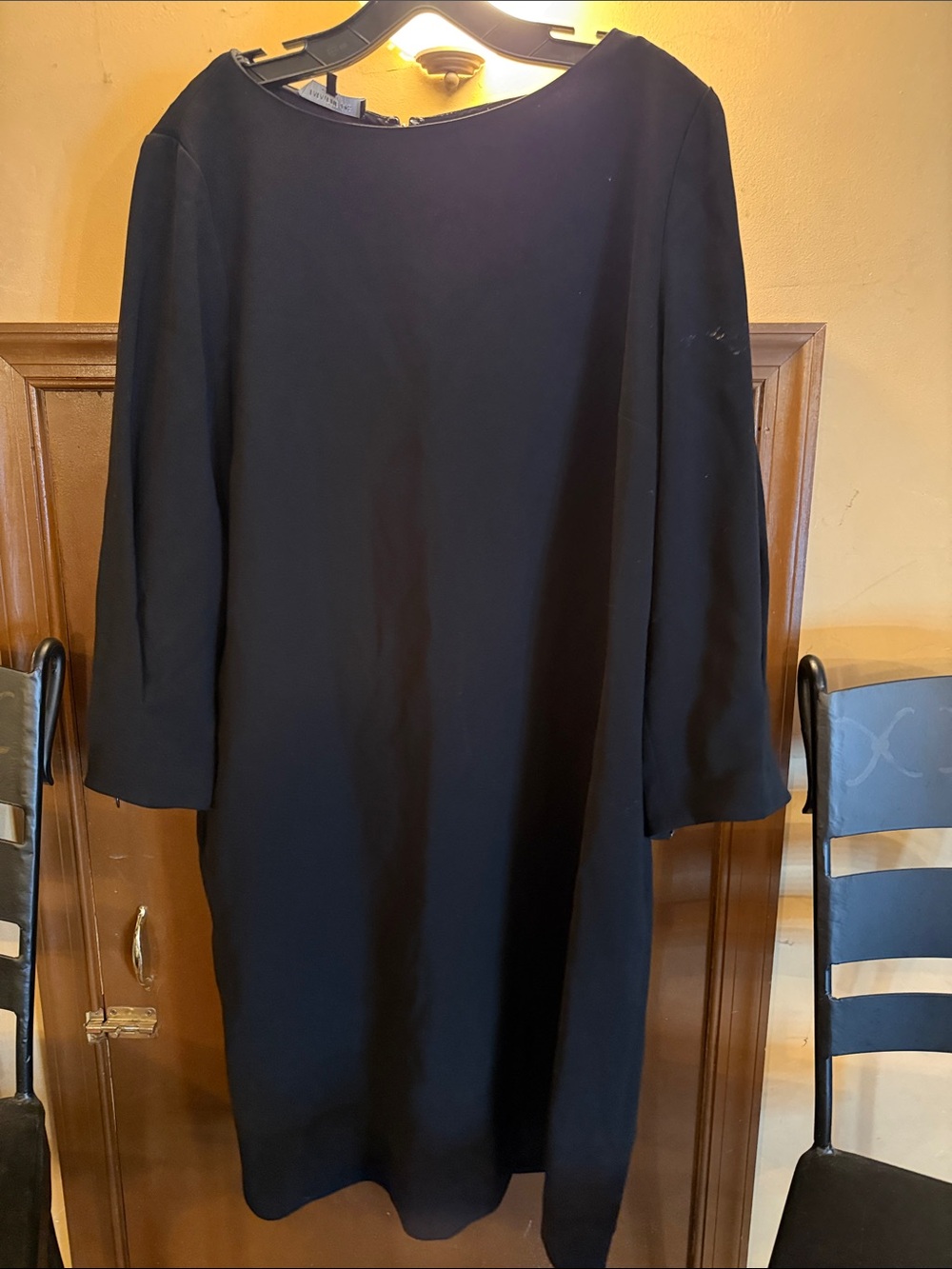 Lafayatte 148 Tunic Black Long-Sleeve Dress